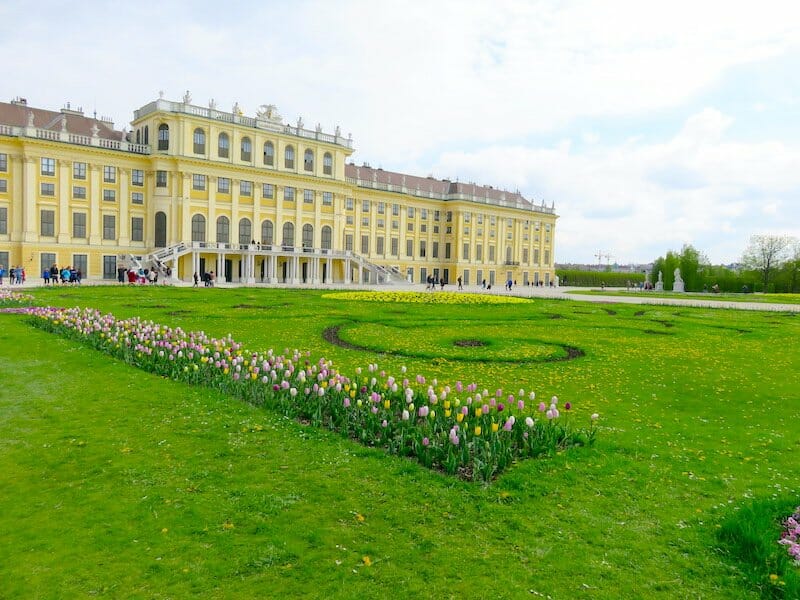 Schönbrunn Palace from the back