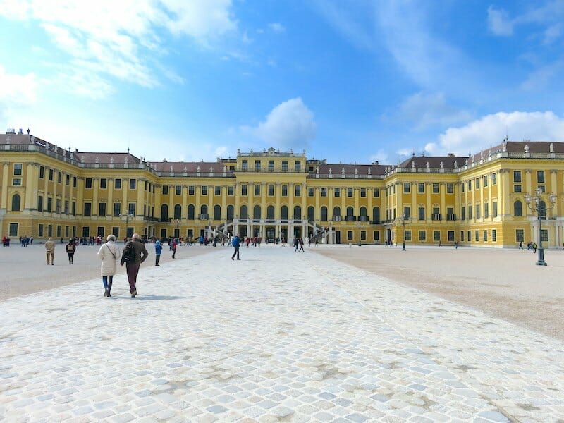 Schönbrunn Palace exterior - things to do in Vienna in 2 days