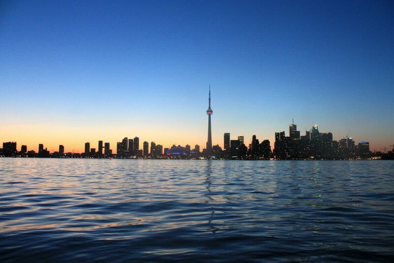 Toronto skyline - WIndsor Arms Hotel Toronto
