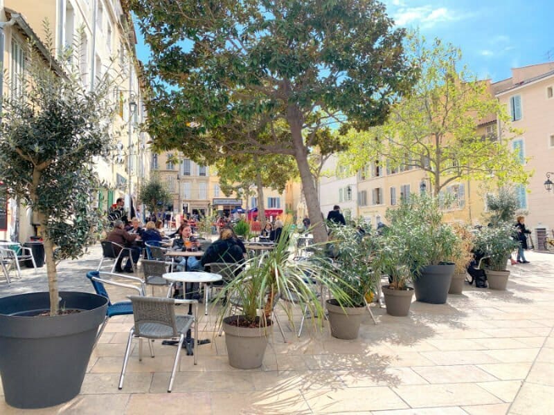 Plaza in Le Panier - best Instagram spots in Marseille