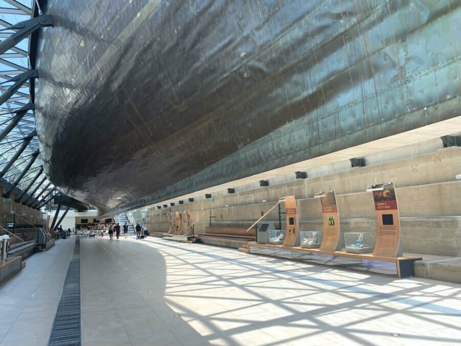 Afternoon tea on the Cutty Sark - lower deck left side