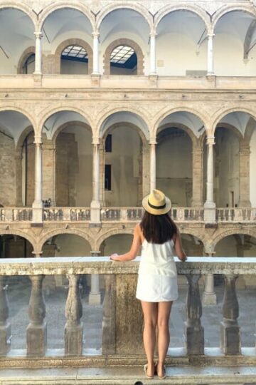 Lisa Rivera at Palazzo dei Normanni - Palermo things to do