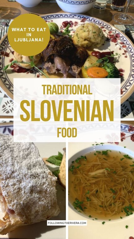 Photos of traditional Slovenian food