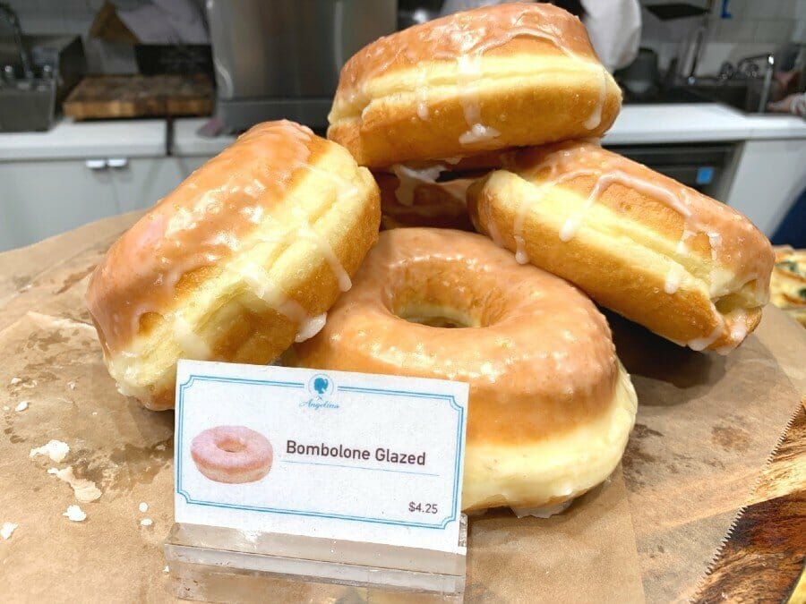 Bombolone glazed Angelina Bakery - European café NYC