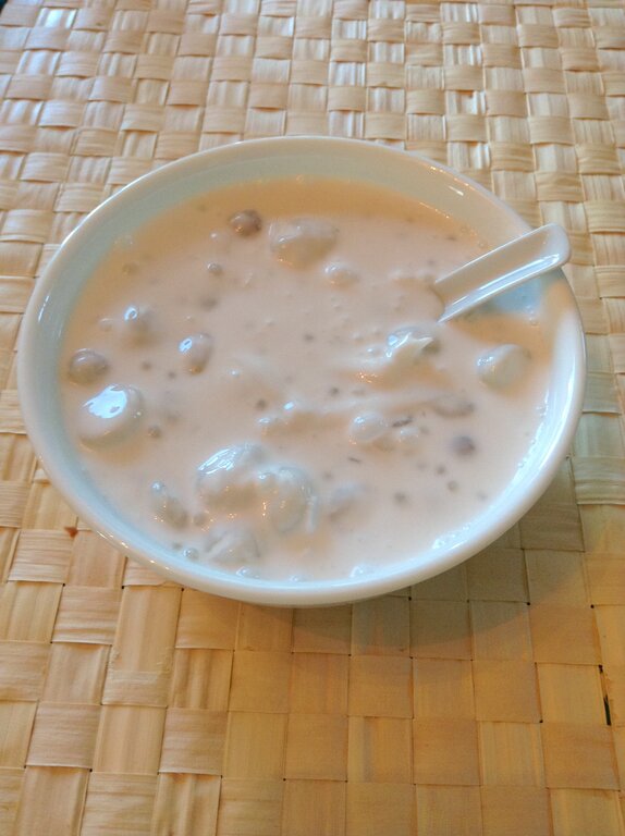 Filipino Bilo bilo in a bowl