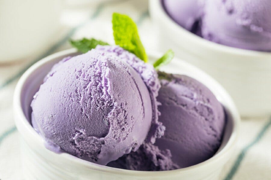 Ube ice cream — Filipino desserts