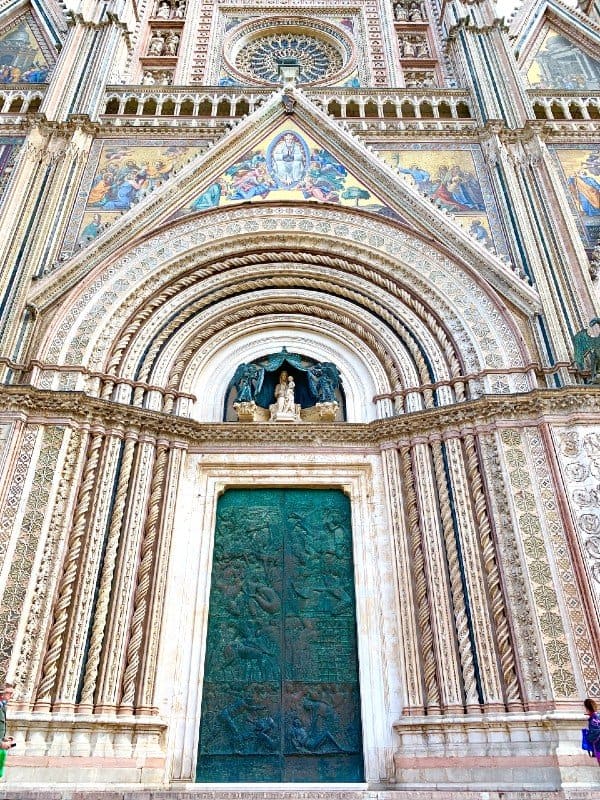 Door of the Duomo - Orvieto Italy