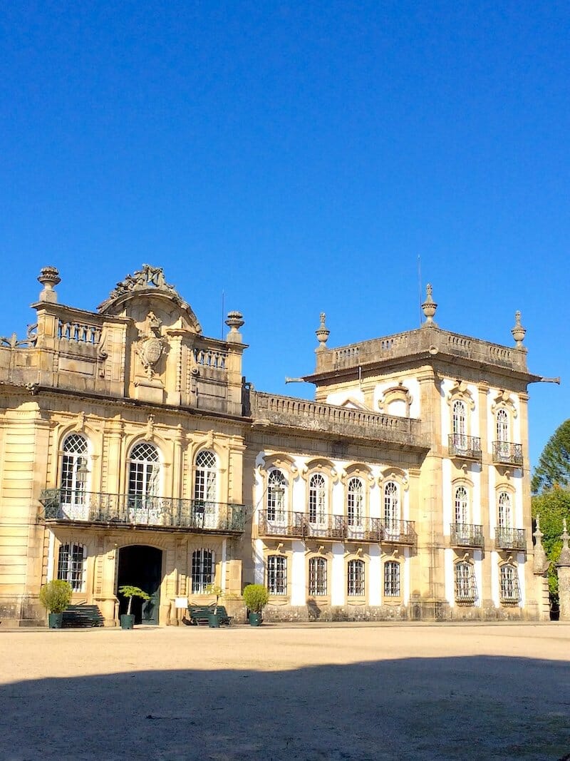 Outside Palácio da Brejoeira - Alto Minho Portugal
