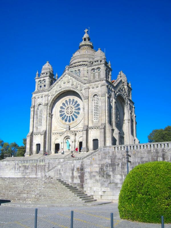 Outside Santuário de Santa Luzia - Alto Minho Portugal