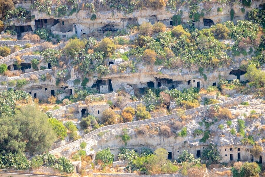 Chiafura Caves in Scicli Sicily