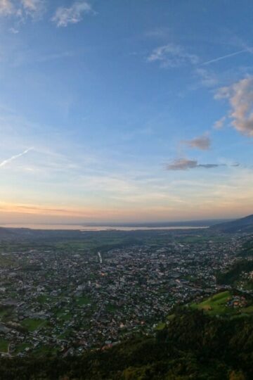 Panoramic view over Dornbirn