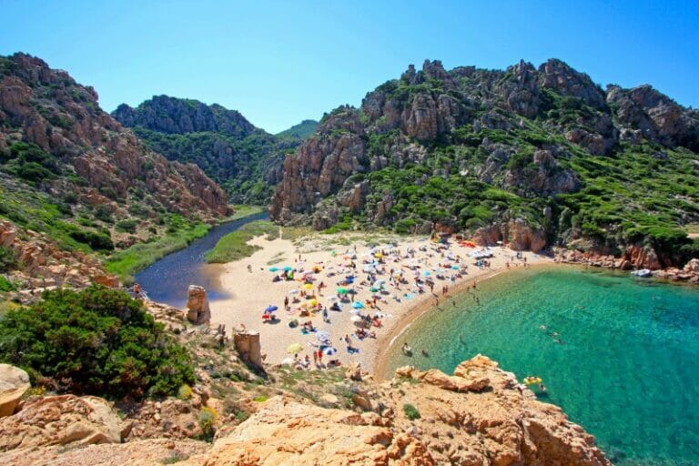 Costa Paradiso -spiaggia-di-Li-Cossi- budget travel to Sardinia