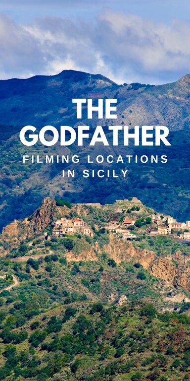 A view of Savoca in Sicily - The Godfather filming locations in Sicily