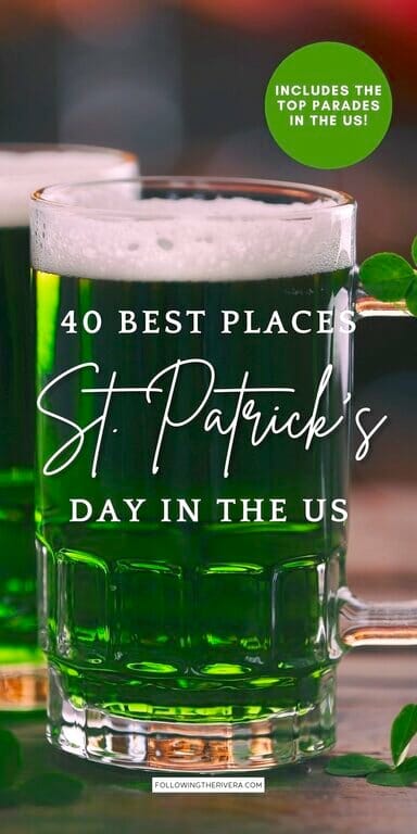 Green beer - Best US cities to celebrate St Patrick's Day