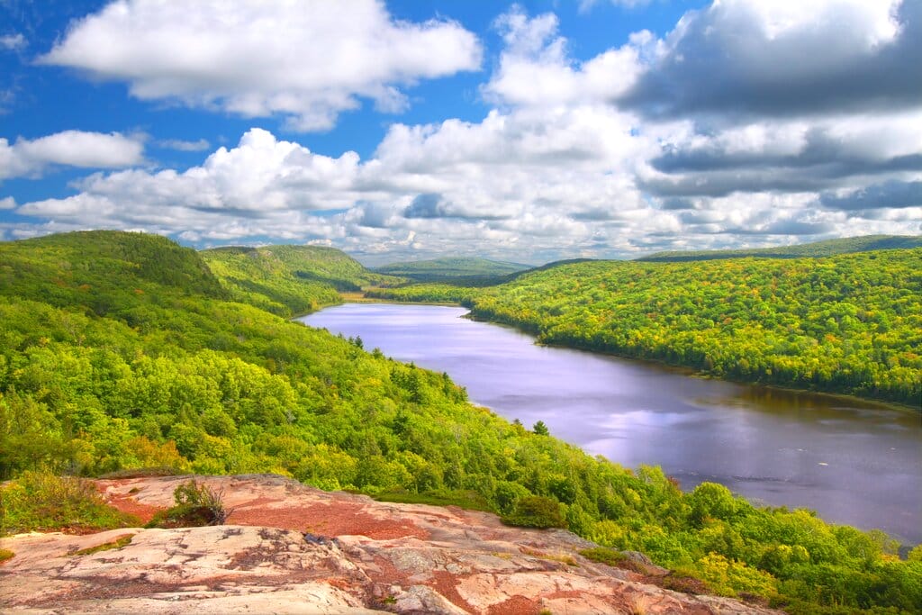 Lake of the Clouds at Porcupine State Park