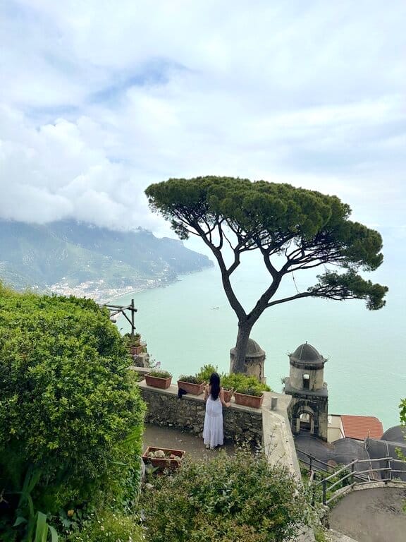 View from the terraced gardens at Villa Rufolo in Ravello - things to do in Amalgi Coast
