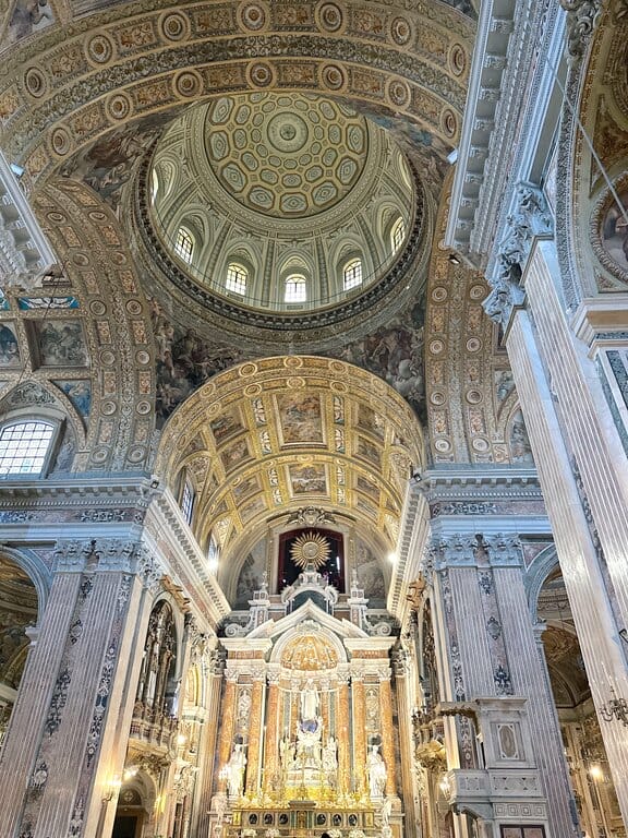 Chiesa del Gesù Nuovo in Naples - free things to do in Naples Italy
