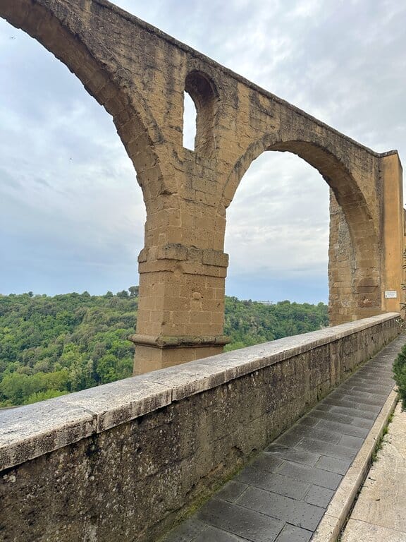 Medici Aqueduct in Pitigliano Tuscany