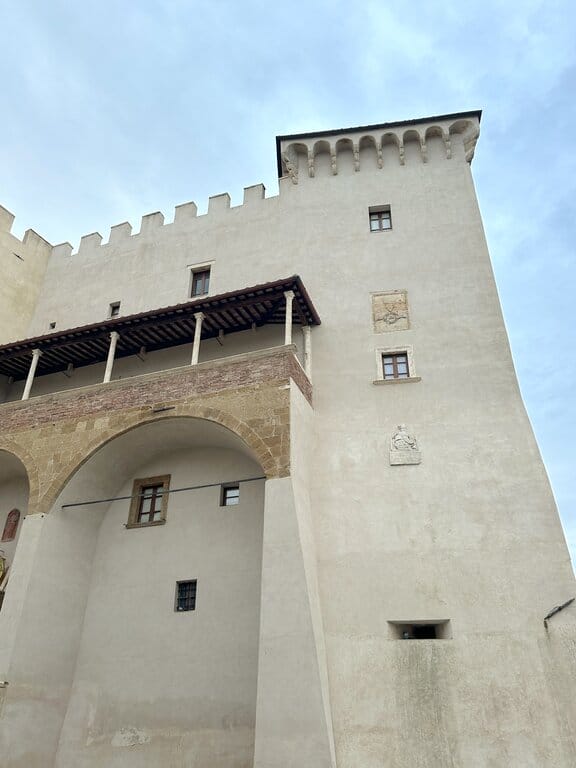 Outside Orsini Palace - things to do in Pitigliano