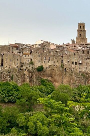 View of Pitigliano Tuscany - best things to do in Pitigliano Italy
