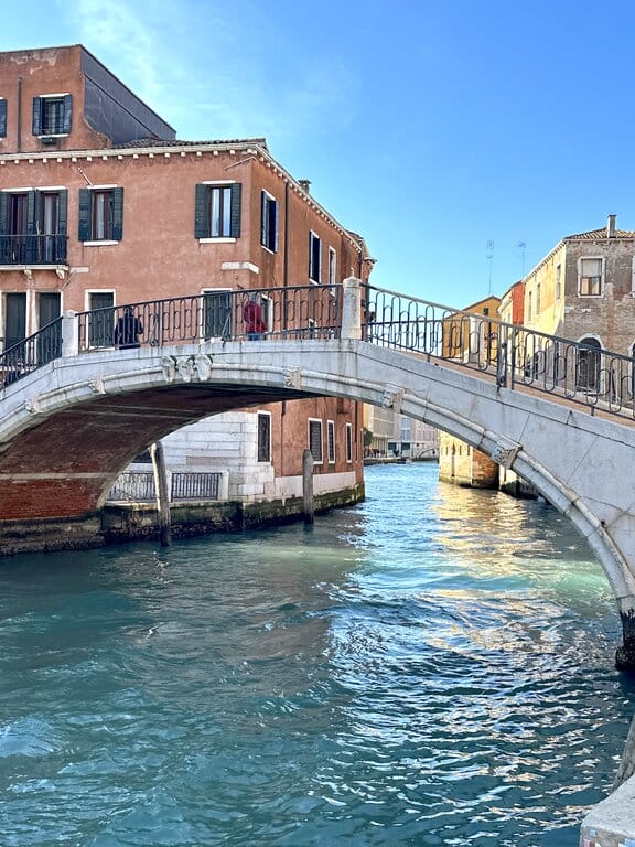 A footbridge in Venice Italy — cheap hotels near Venice airport