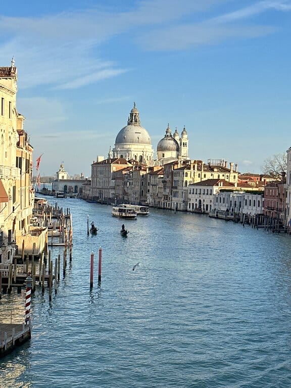 View of the Grand Canal in Venice Italy — hotels near Venice Marco Polo Airport