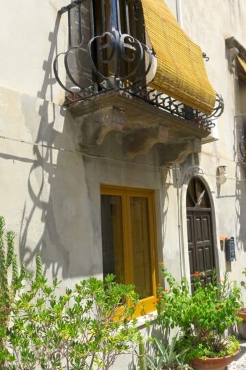 A pretty street in Lipari Sicily