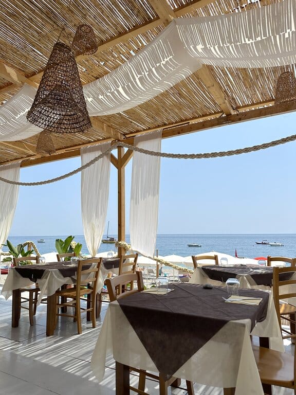 A restaurant in Letojanni Sicily