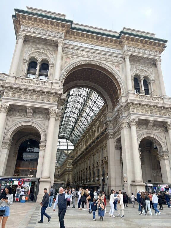 Galleria Vittorio Emanuele II in Milan Italy