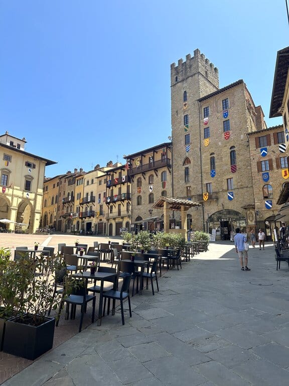 Piazza Grande in Arezzo Italy - 5 days in Tuscany itinerary