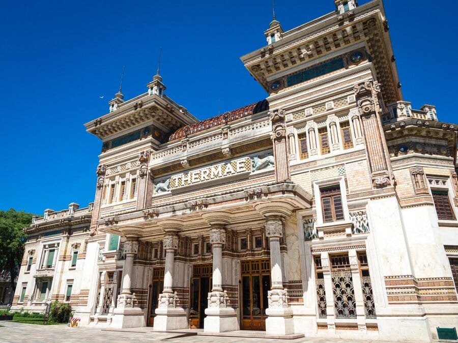 Outside Terme di Salsomaggiore e di Tabiano building