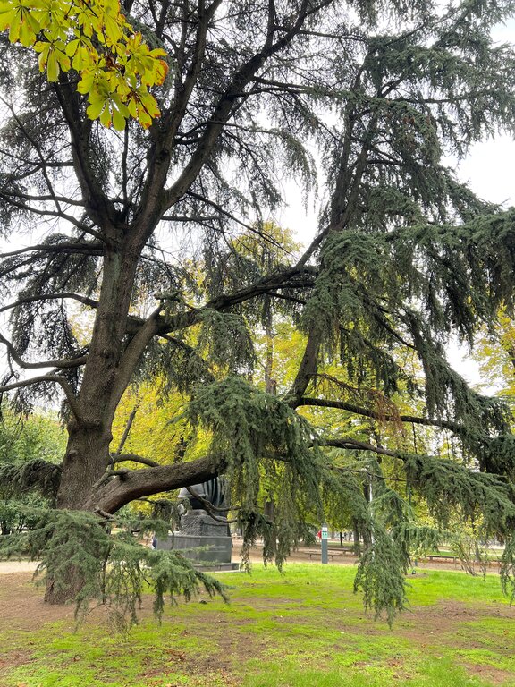 The gardens of Giardini Indro Montanelli in Milan Italy