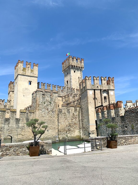 Scaliger Castle in Sirmione Lake Garda