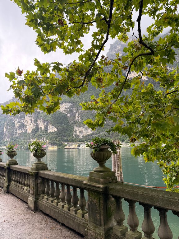 A scenic viewpoint over the lake at Riva del Garda