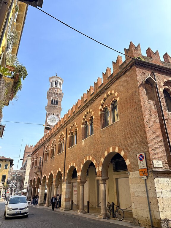 A street in Verona Italy on a sunny spring day. Taken by Lisa Rivera