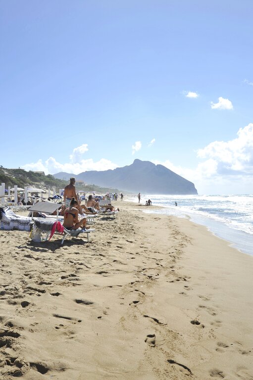 People on Sabaudia beach Lazio credit Sferaphotogroup Depositphoto