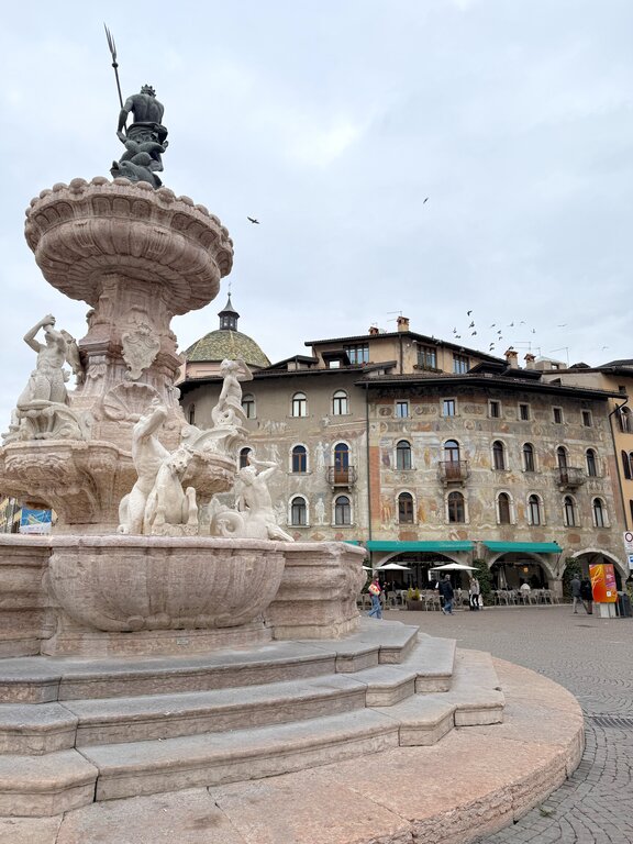 Fountain of Neptune in Piazza del Duomo di Trento