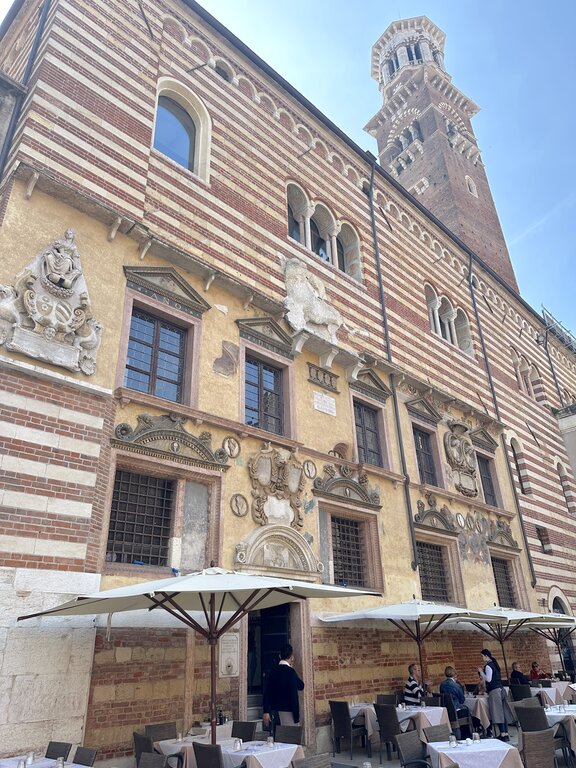 Torre dei Lamberti in Verona Italy