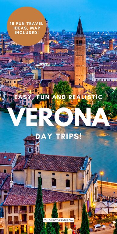 Skyline of Verona, Italy - Verona Italy best day trips