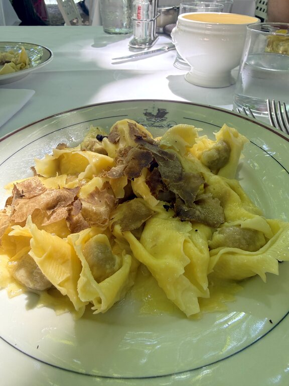Tortellini at La Vecchia Bottega in Borghetto sul Mincio