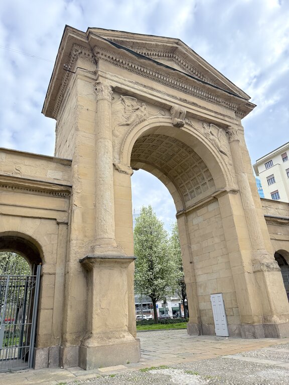 Porta Garibaldi in Milan Italy