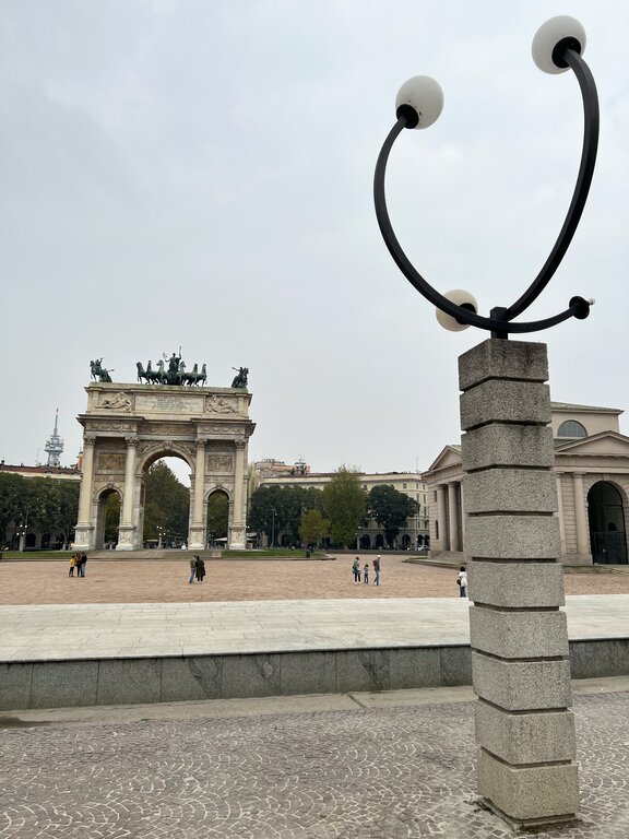 Peace Arch (Arco della Pace) in Milan Italy